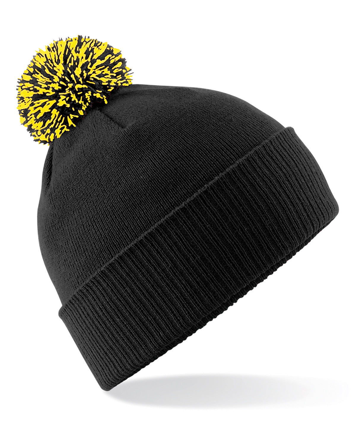 Gorro Snowstar® | Negro/Amarillo