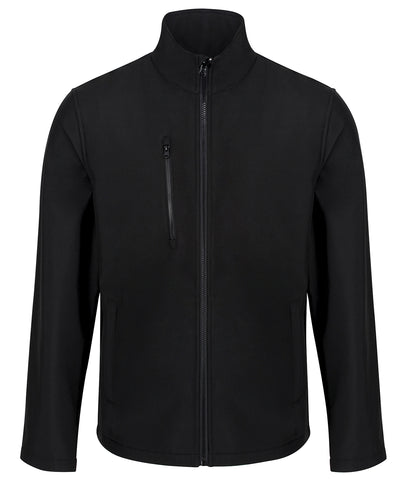 Chaqueta softshell imprimible de 3 capas Ablaze | Negro