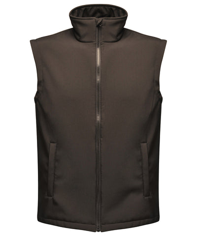 Chaleco softshell imprimible Ablaze | Negro/Negro