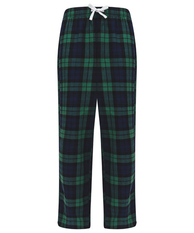 Pantalones de estar por casa para nios de cuadros | Cuadros Azul Marino/Verde