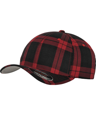 Flexfit tartn escocs (6197) | Negro/Rojo