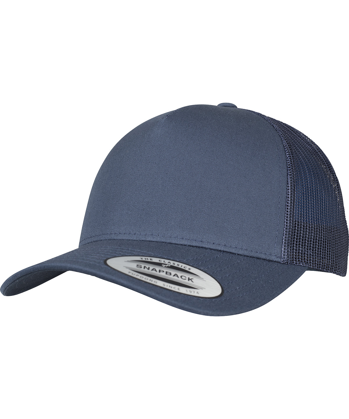 Gorra de camionero retro de 5 paneles (6506) | Azul Marino