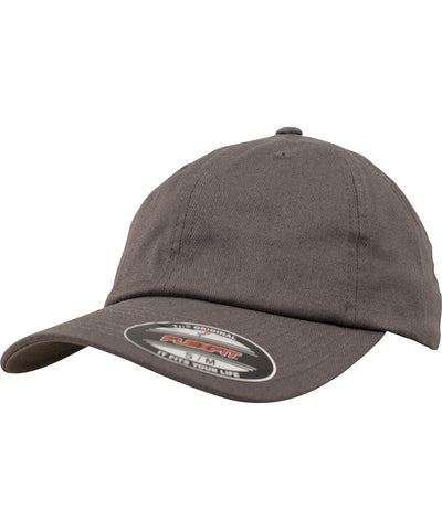 Gorra de algodn Flexfit twill para pap (6745) | Gris Oscuro
