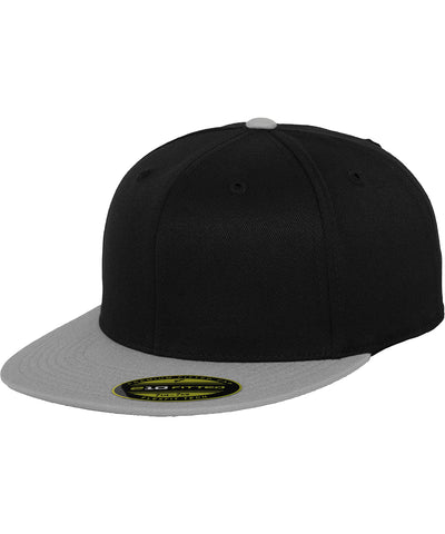 Premium 210 ajustado bicolor (6210T) | Negro/Gris