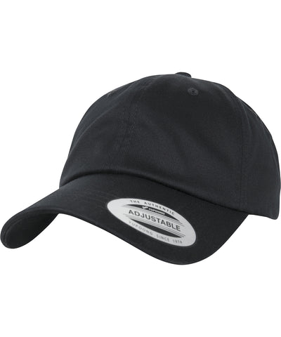 Gorra de algodn orgnico de perfil bajo (6245OC) | Negro