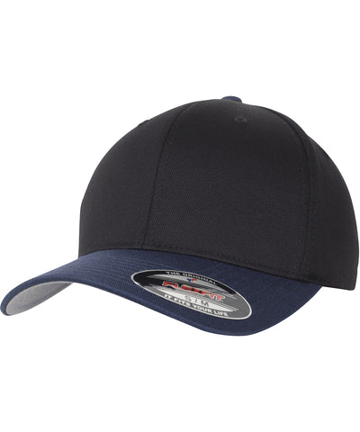 Flexfit lana peinada bicolor (6277T) | Negro/Azul Marino