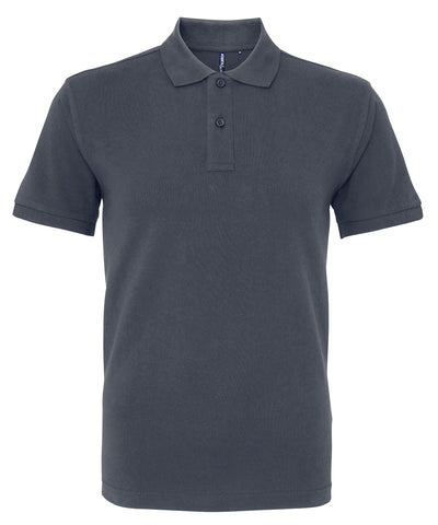 Polo orgnico para hombre | Grafito