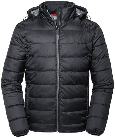 Chaqueta con capucha Nano | Negro