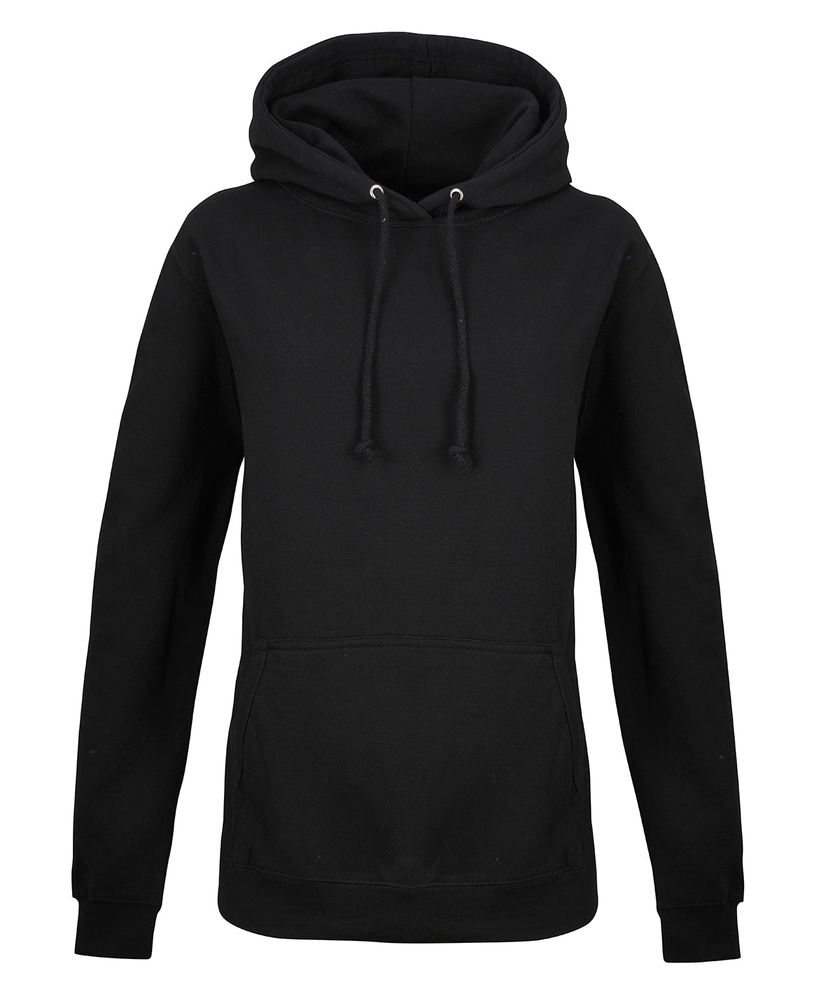 Sudadera con capucha universitaria para mujer | Negro Profundo