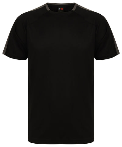 Camiseta de equipo unisex | Negro/Gris Metalizado Oscuro