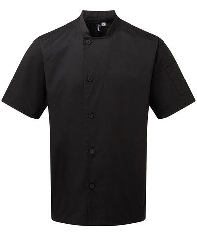 Cazadora de manga corta Chefs Essential | Negro