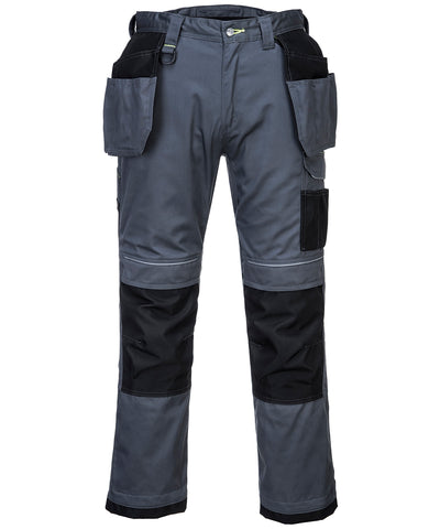 Pantalones de trabajo con funda PW3 Holster (T602) corte regular | Gris/Negro