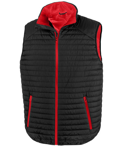 Chaleco Thermoquilt | Negro/Rojo