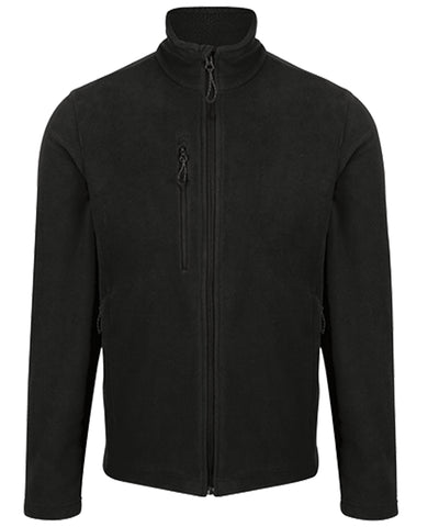 Sudadera con cremallera completa reciclada Honestly Made | Negro
