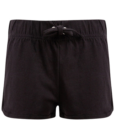 Pantalones cortos retro para nios | Negro/Negro