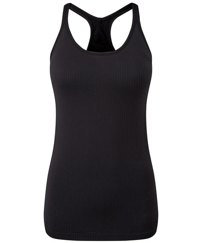 Chaleco moldeador multi-deporte sin costuras con ajuste 3D y soporte secreto para mujer TriDri® | Negro