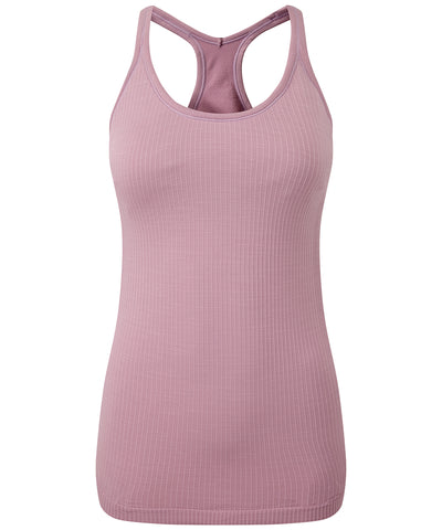 Chaleco moldeador multi-deporte sin costuras con ajuste 3D y soporte secreto para mujer TriDri® | Malva