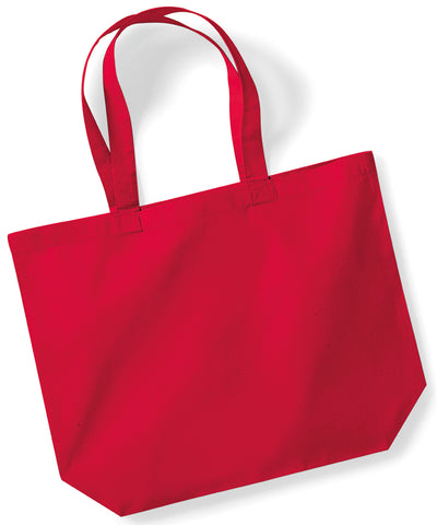 Bolso maxi de algodón orgánico premium | Rojo Clásico
