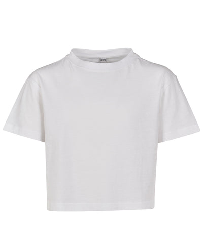 Camiseta corta de manga corta para nias | Blanco