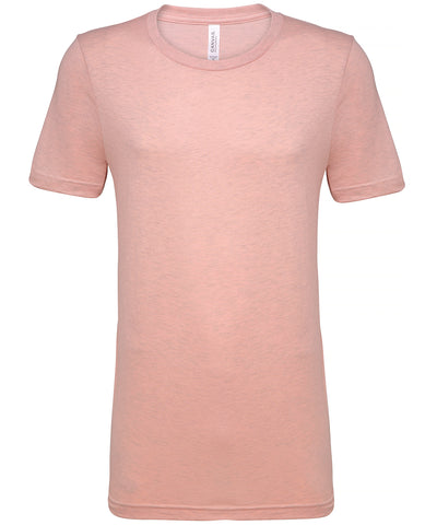 Camiseta unisex de manga corta en mezcla de algodn y polister en color jaspeado | Melocotn En Prisma Jaspeado