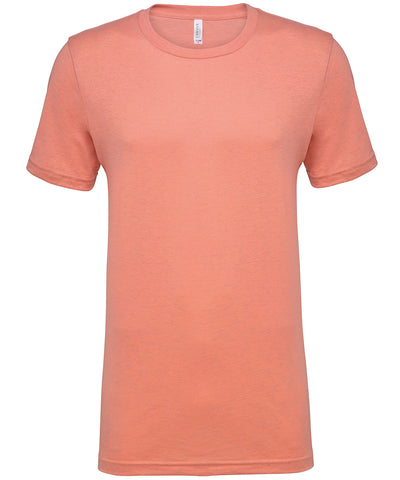 Camiseta unisex de manga corta en mezcla de algodn y polister en color jaspeado | Atardecer En Prisma Brezo