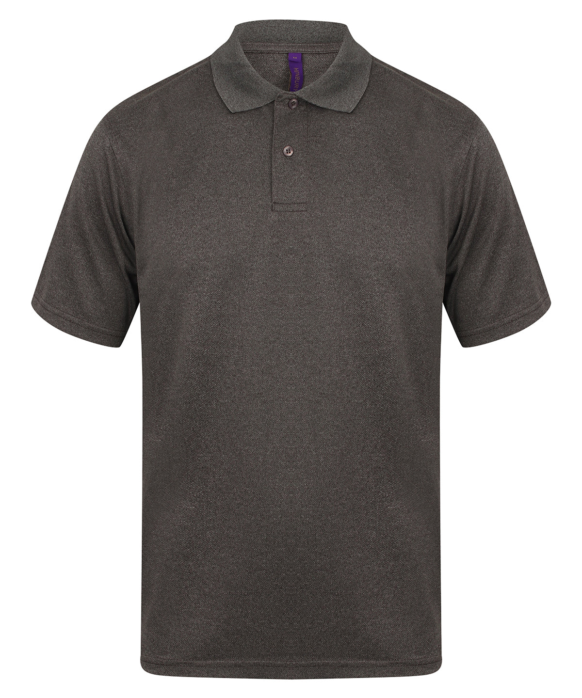 Camiseta polo Coolplus® | Gris Jaspeado - Gris Mezclado