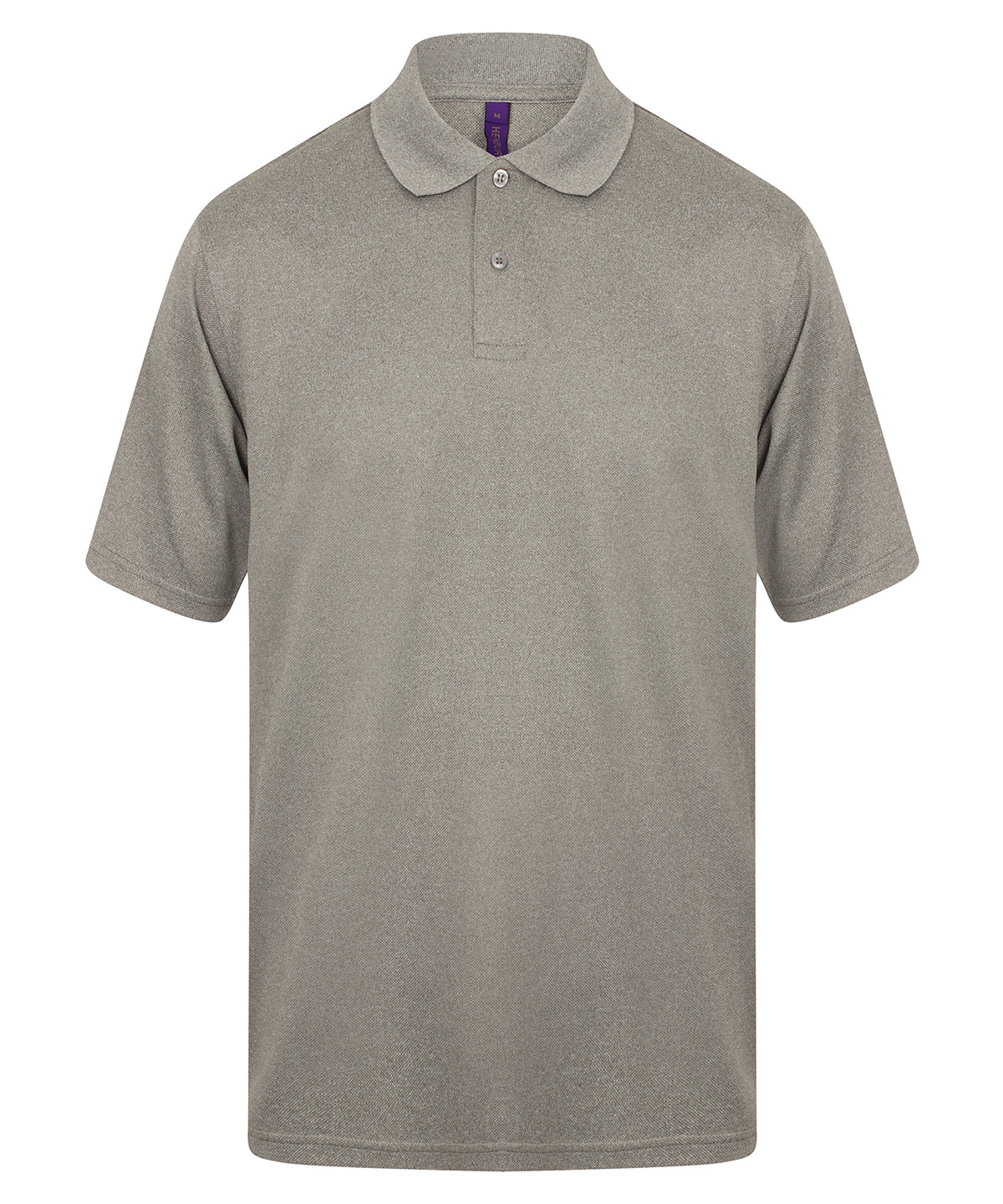 Camiseta polo Coolplus® | Gris Moteado