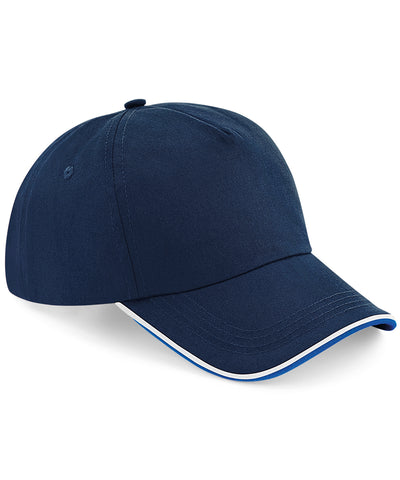 Gorra de 5 paneles autntica - visera con ribete | Azul Francs Brillante