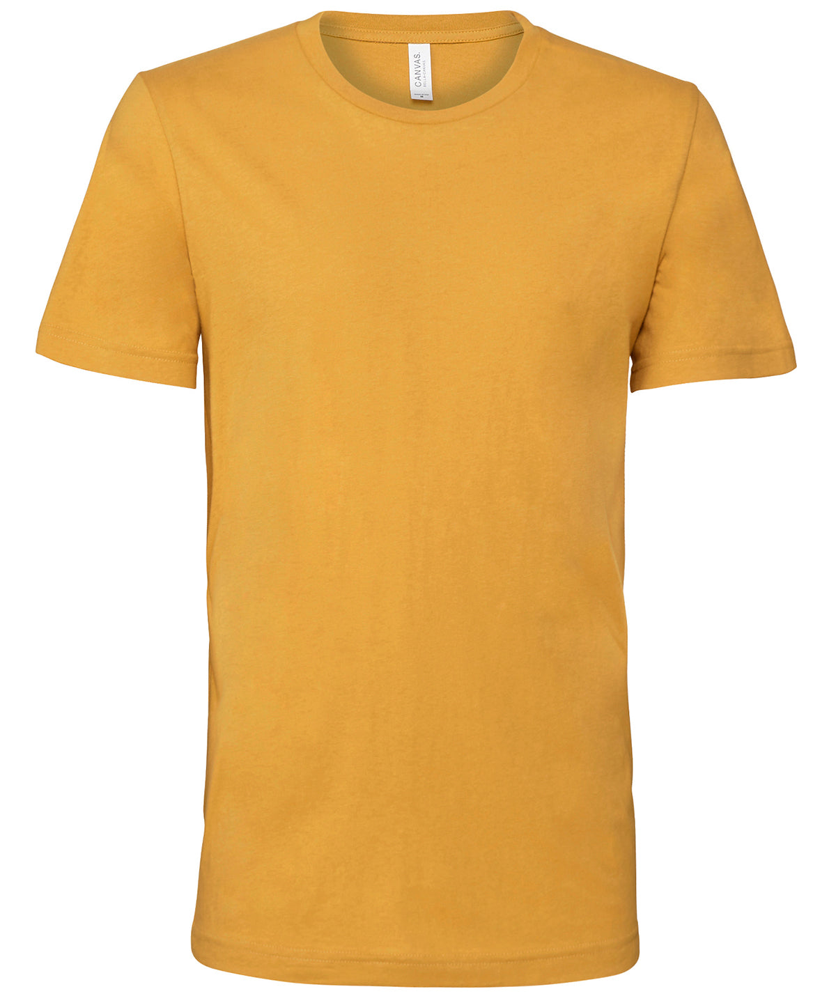 Camiseta unisex de cuello redondo de jersey | Mostaza