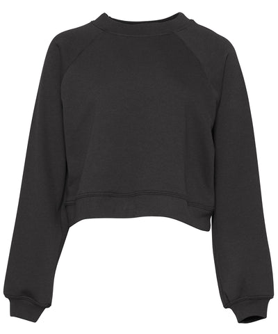 Sudadera de polar para mujer con mangas ragln | Gris Oscuro
