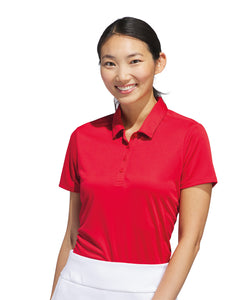 Polo de rendimiento para mujer de adidas | Rojo Colegial