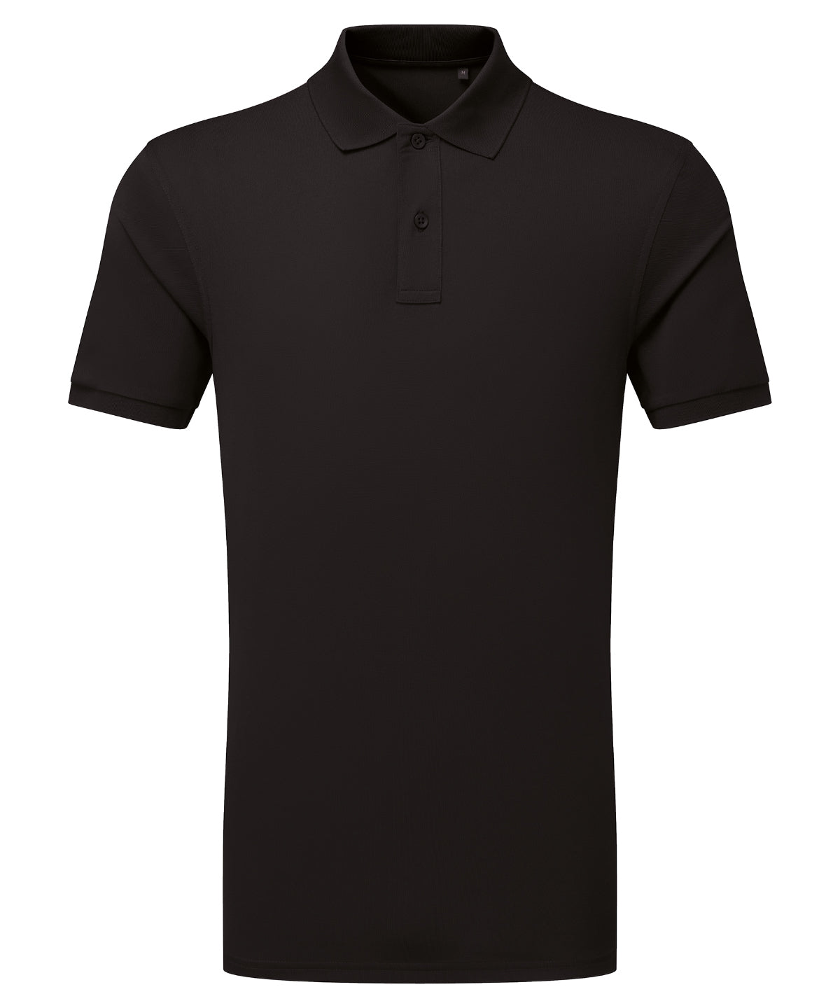 Polo de polister reciclado catinico | Negro