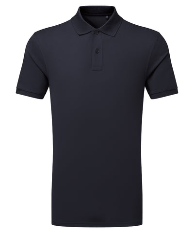 Polo de polister reciclado catinico | Azul Marino Francs