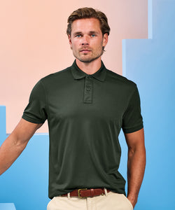 Polo de polister reciclado catinico | Negro