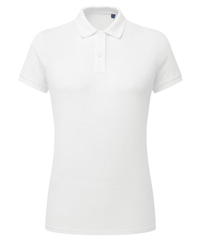 Polo de mezcla de polialgodn para mujer | Blanco