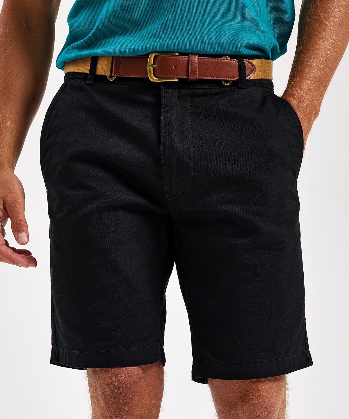 Pantalones cortos chinos para hombre | Azul Marino