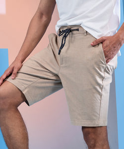 Pantalones cortos chinos para hombre para uso diario | Natural