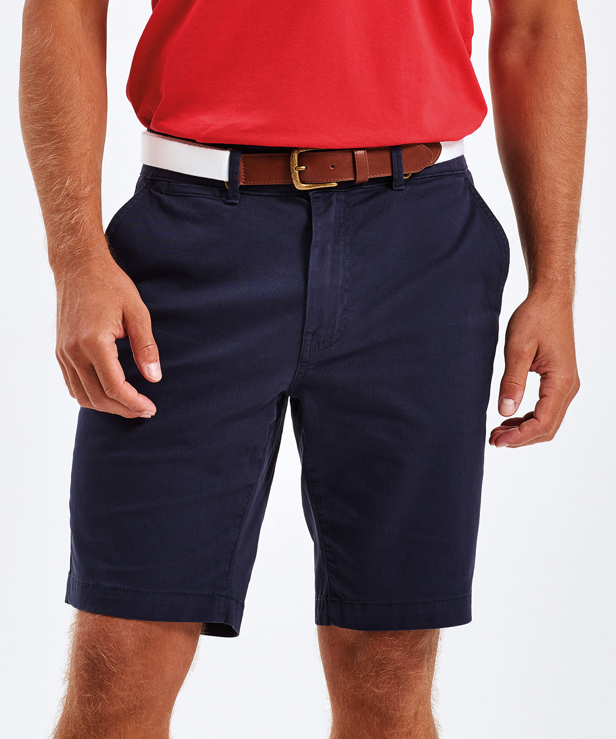 Pantalones cortos chinos ligeros para hombre | Negro