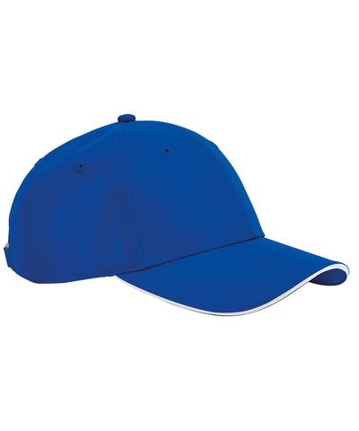 Gorra de tecnologa deportiva para equipos | Azul Real Brillante/Blanco
