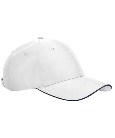 Gorra de tecnologa deportiva para equipos | Blanco/Azul Marino Francs