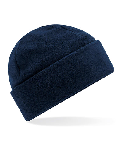 Gorro de lana reciclada con borde vuelto | Azul Marino Francs