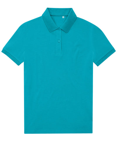 BC Mi Polo Ecolgico 65/35 para Mujer | Turquesa Brillante