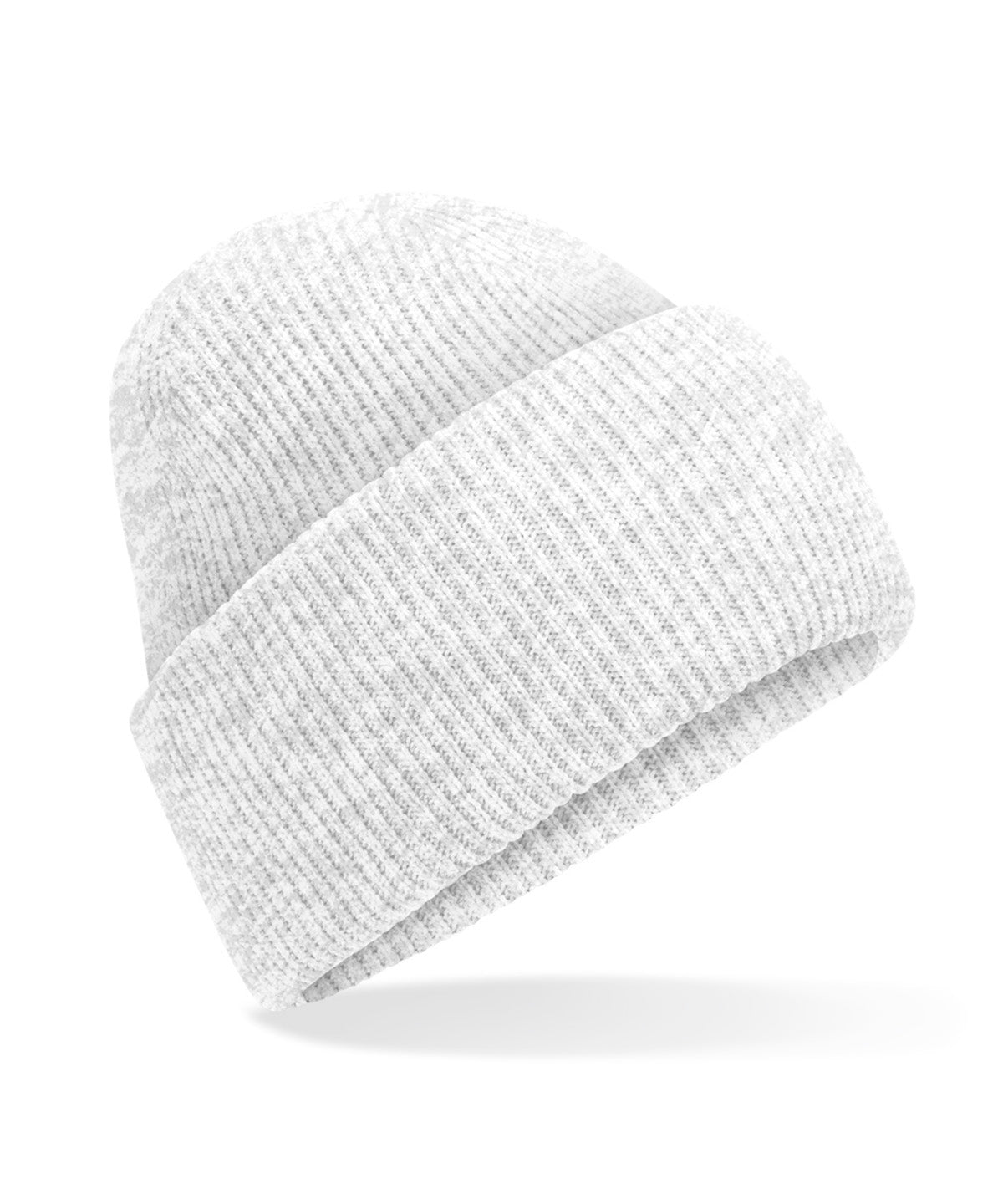 Gorro clsico de punto con borde profundo vuelto | Gris Nube