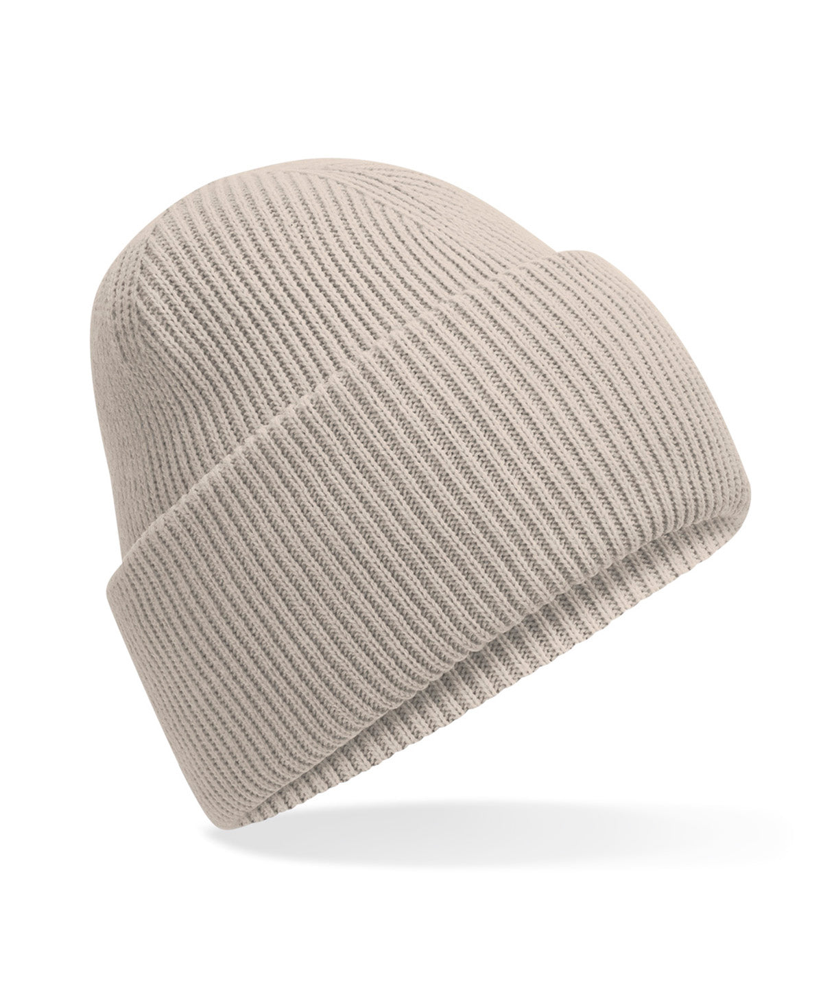 Gorro clsico de punto con borde profundo vuelto | Piedra Natural