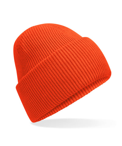 Gorro clsico de punto con borde profundo vuelto | Atardecer