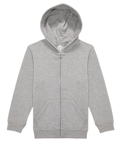 Sudadera con cremallera BC ID334 para nios | Gris Deportivo