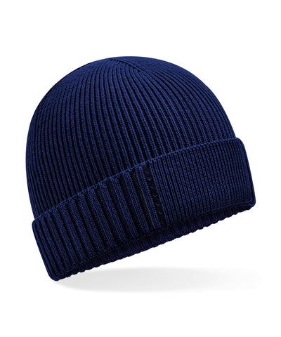 Gorro de parche de algodn orgnico diseado | Azul Marino Oxford