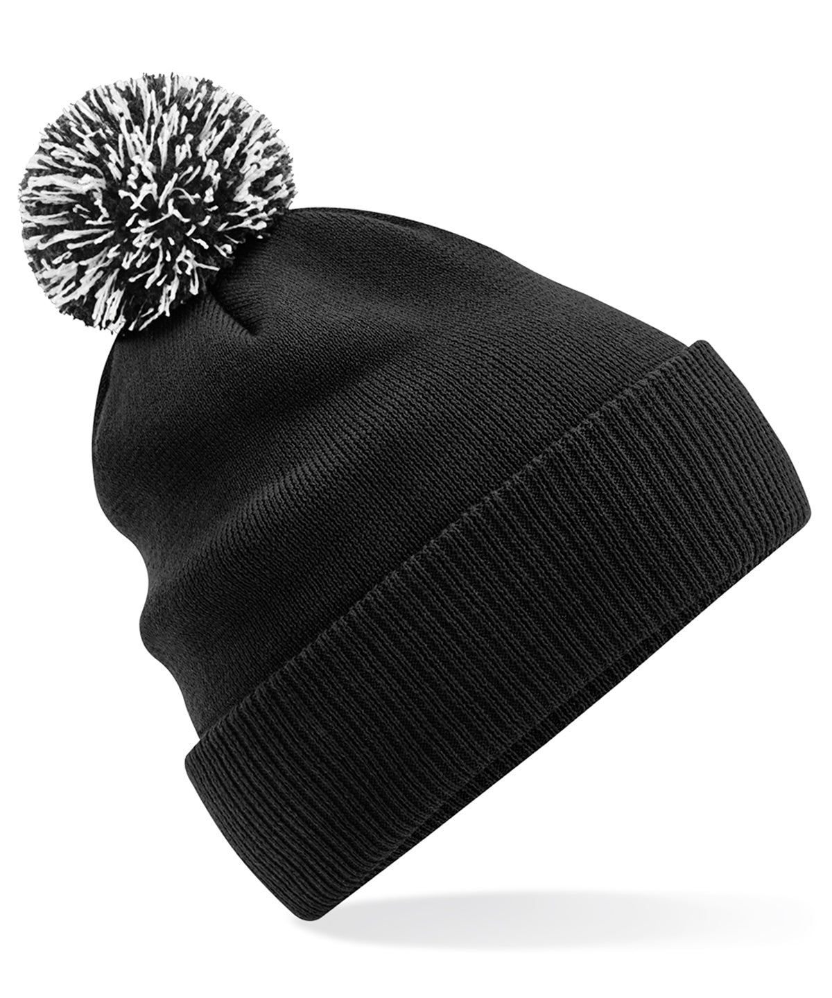 Gorro Recycled Snowstar® | Negro/Blanco