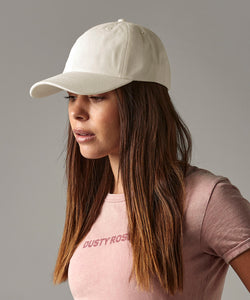 Gorra de pap de 6 paneles de algodn orgnico | Negro