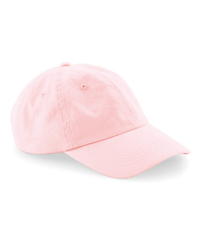 Gorra de pap de 6 paneles de algodn orgnico | Rosa En Polvo